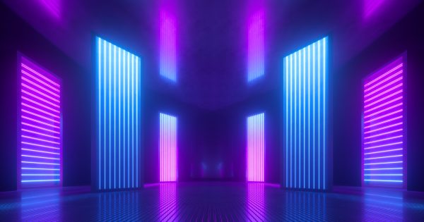 3d,Render,,Blue,Pink,Violet,Neon,Abstract,Background,,Ultraviolet,Light,